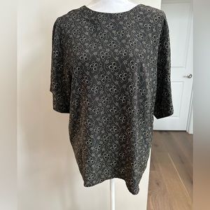 Argenti Silk Blouse Black 14